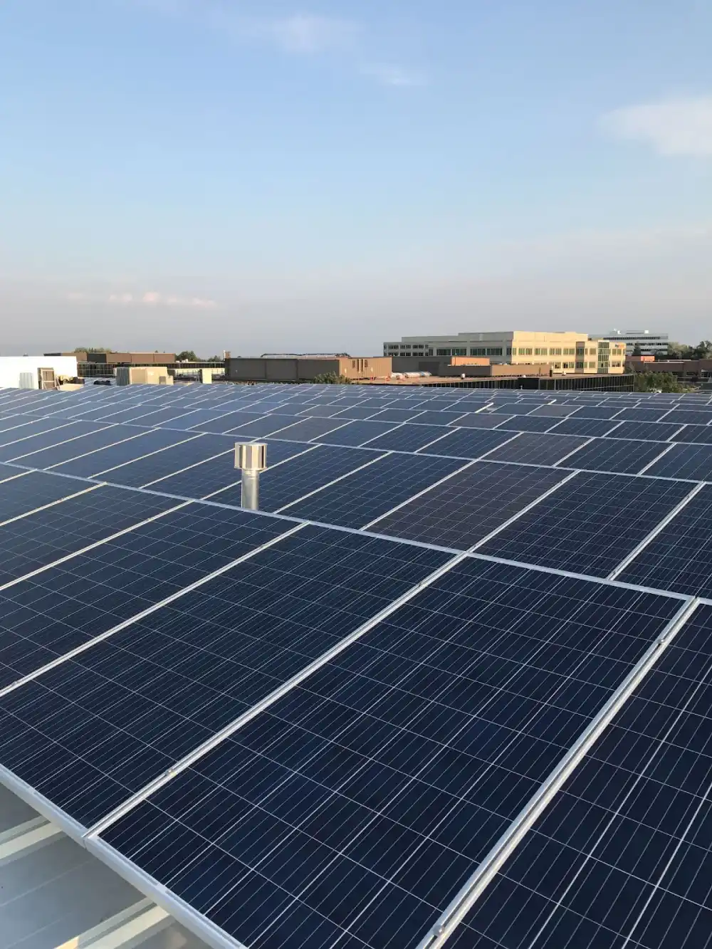 Commercial solar installation by ARE Solar promoting renewable energy in Castle Rock