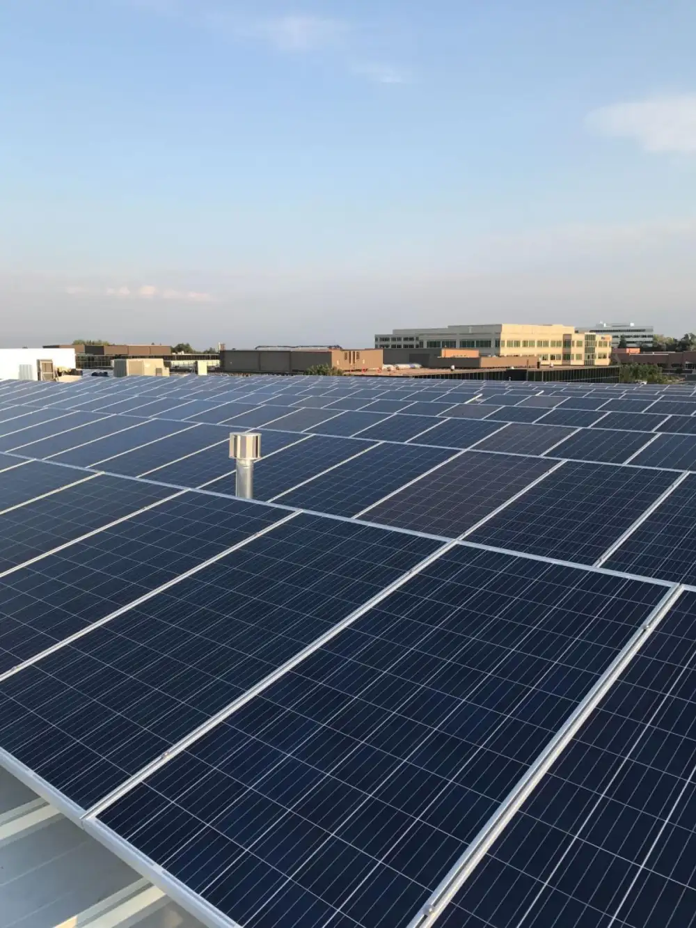 Commercial solar installation supporting long-term cash flow stability