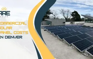 Commercial solar panel costs in Denver for rooftop installations