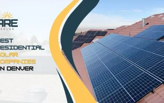 Denver home with rooftop solar panels installed by ARE Solar experts
