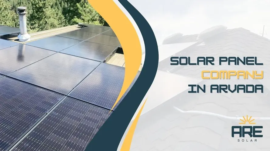High-efficiency solar panel installation on Arvada home by leading solar company ARE Solar