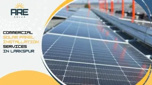 High-efficiency solar panels installed for a business in sunny Larkspur, Colorado