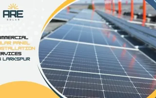 High-efficiency solar panels installed for a business in sunny Larkspur, Colorado