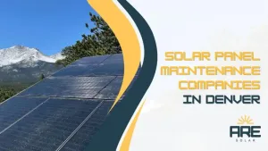 Rooftop solar panels maintained for Denver winter conditions