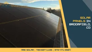 Solar panels in Broomfield