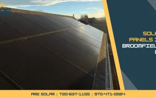 Solar panels in Broomfield