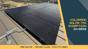 colorado solar tax exemption in Erie