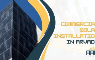 commercial solar installation in Arvada