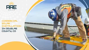 commercial solar installation in Douglas County