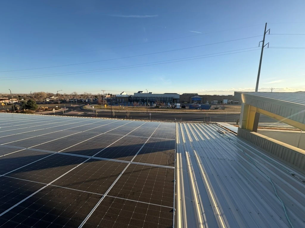 commercial solar installation in Erie