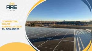 commercial solar installation in Monument