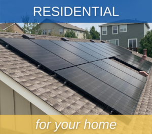 residential solar panel installation company in Denver
